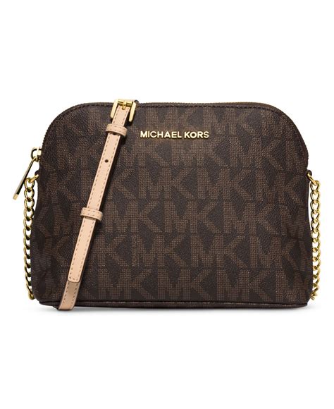 michael kors cindy large dome crossbody|michael kors large saffiano crossbody.